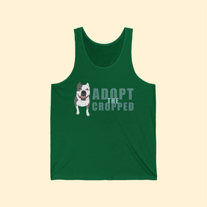 Adopt The Cropped | Unisex Jersey Tank - Detezi Designs - 25052703113103174770