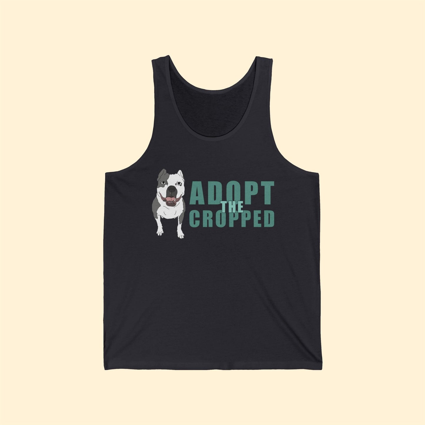 Adopt The Cropped | Unisex Jersey Tank - Detezi Designs - 29272235575011361886