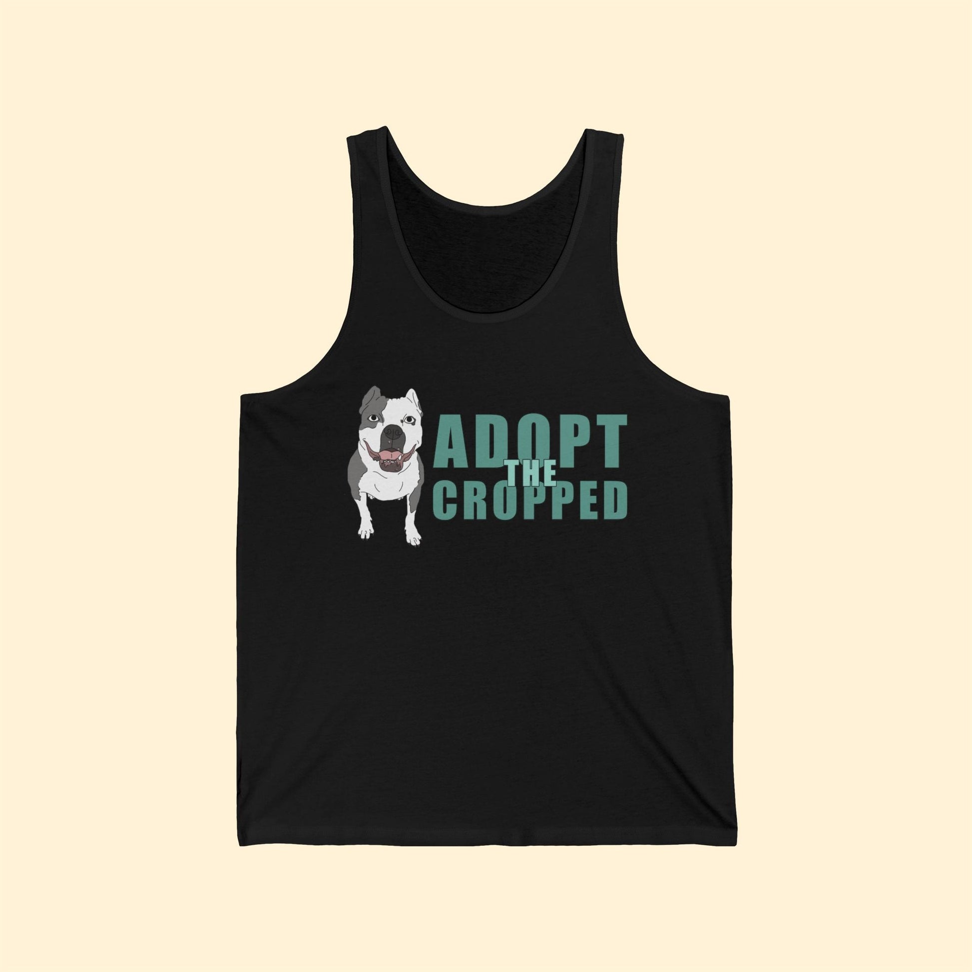 Adopt The Cropped | Unisex Jersey Tank - Detezi Designs - 33340611296970349717