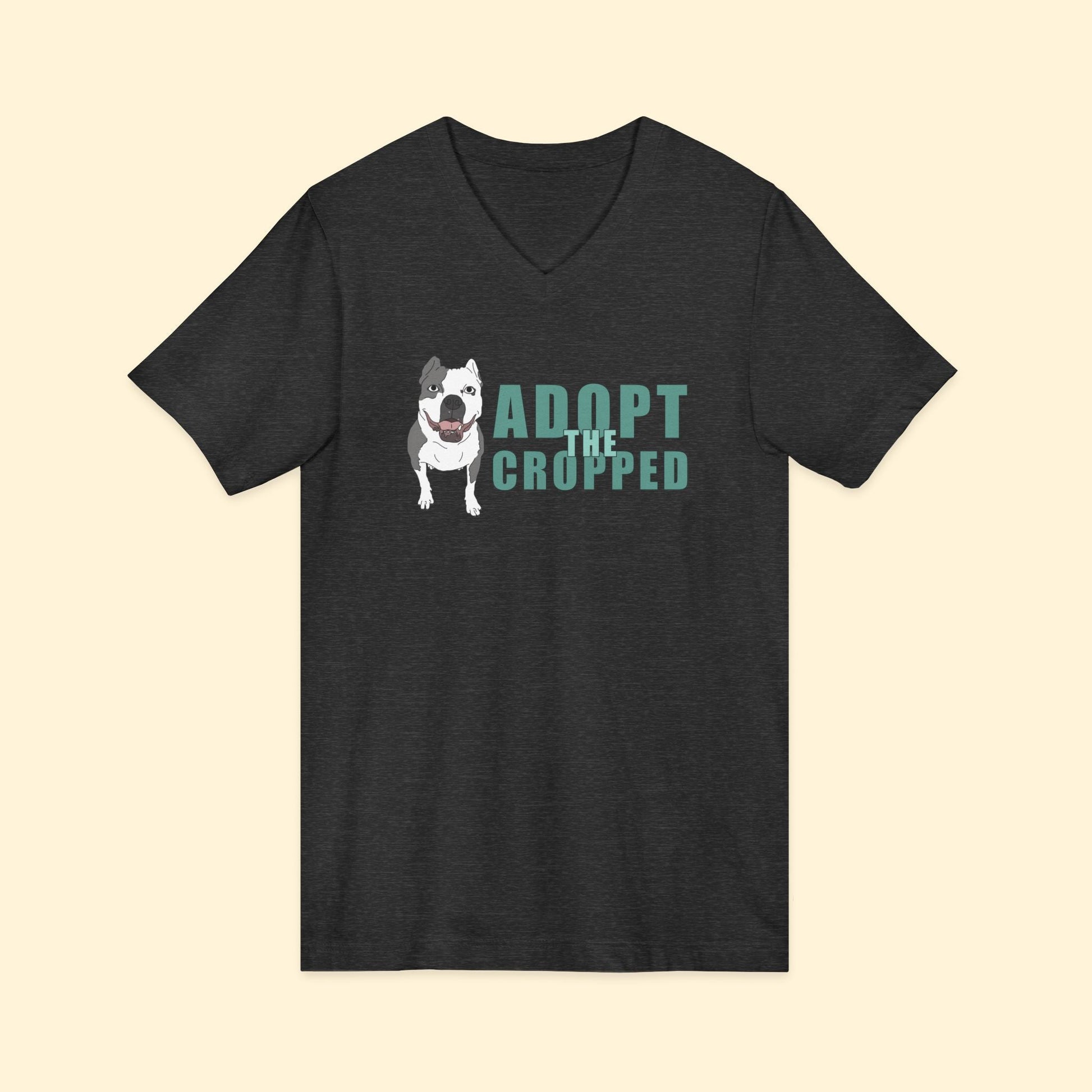 Adopt The Cropped | Unisex V - Neck Tee - Detezi Designs - 27541204957505794063