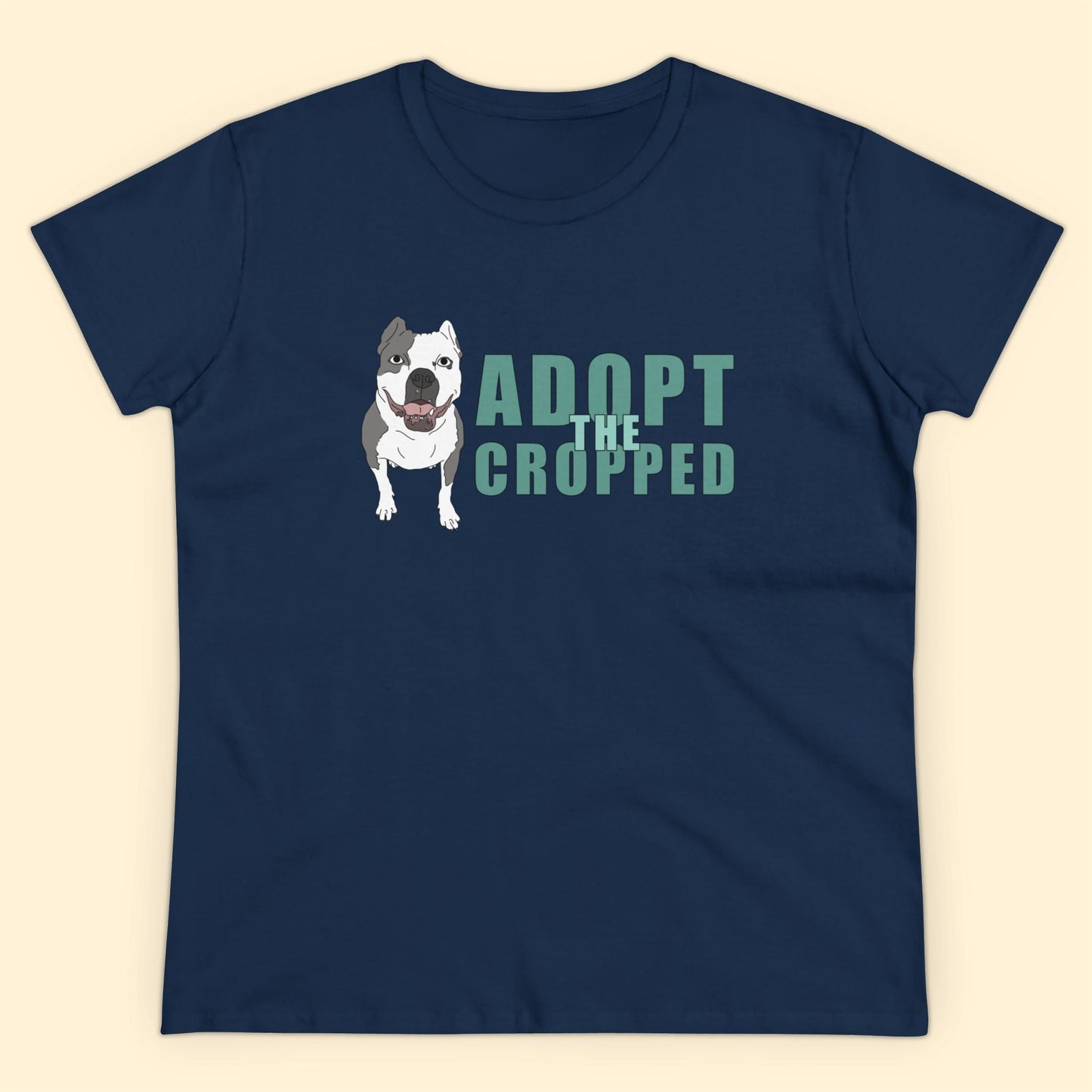 Adopt The Cropped | Women's Midweight Cotton Tee - Detezi Designs - 16287799008317693306