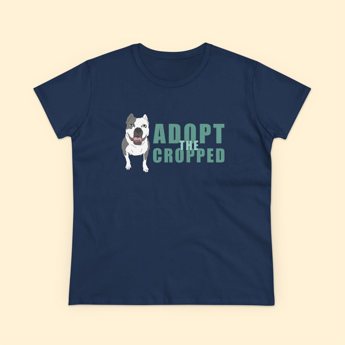 Adopt The Cropped | Women's Midweight Cotton Tee - Detezi Designs - 16287799008317693306