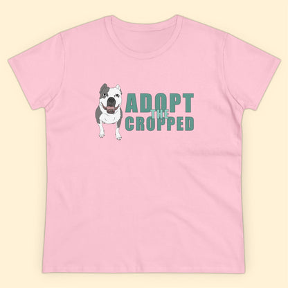 Adopt The Cropped | Women's Midweight Cotton Tee - Detezi Designs - 30926761412657327000