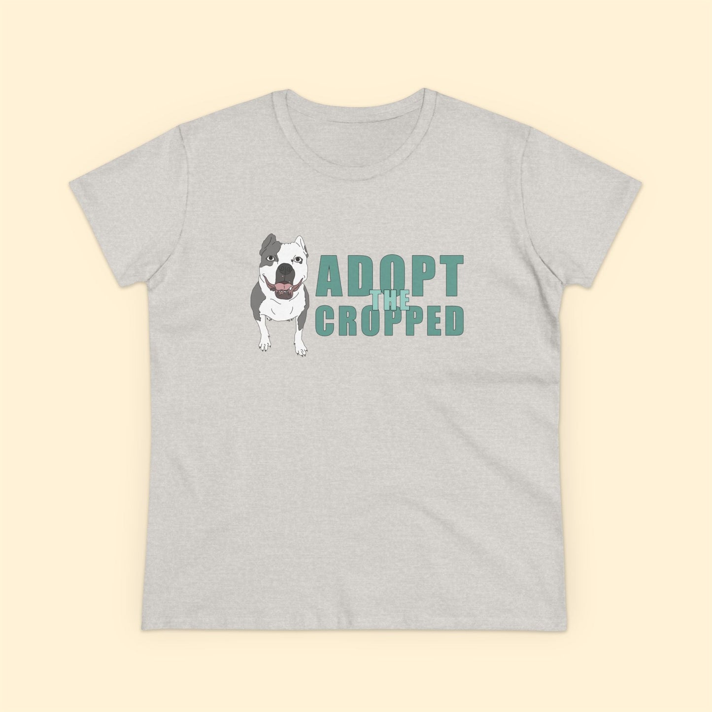 Adopt The Cropped | Women's Midweight Cotton Tee - Detezi Designs - 30926761412657327000