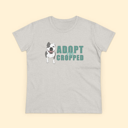 Adopt The Cropped | Women's Midweight Cotton Tee - Detezi Designs - 30926761412657327000