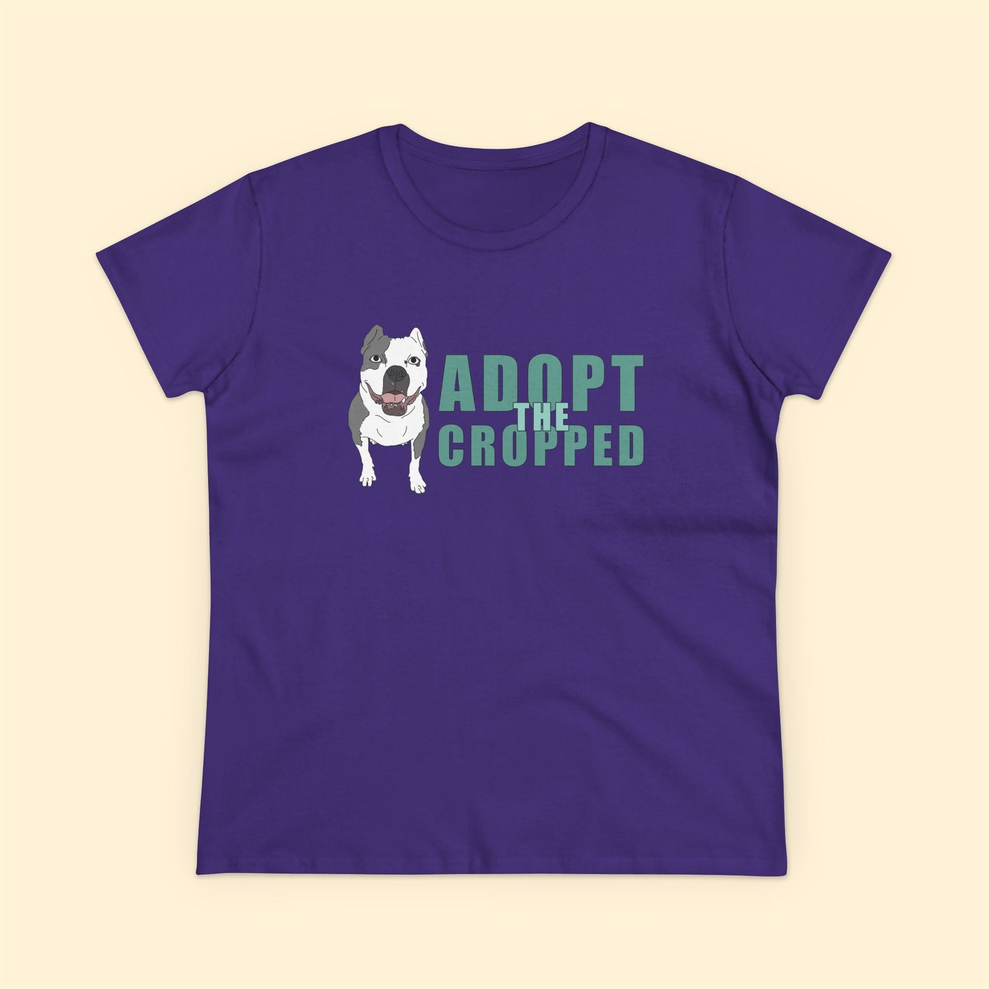 Adopt The Cropped | Women's Midweight Cotton Tee - Detezi Designs - 32376024685013351931