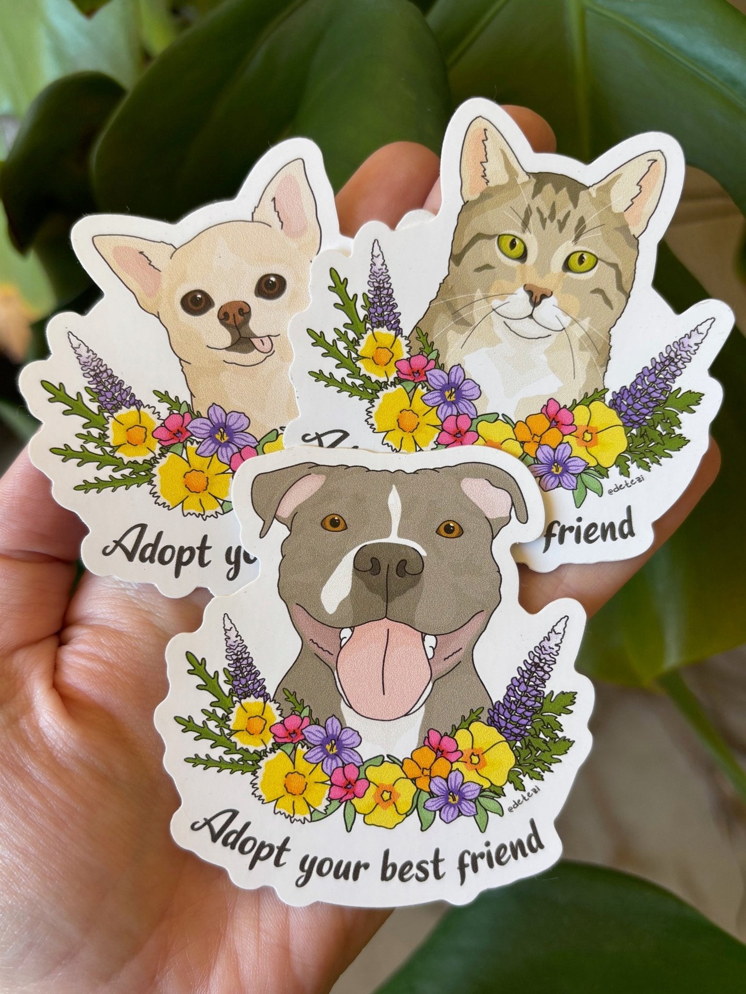 Adopt Your Best Friend | August 2025 Sticker Pack - Detezi Designs - 