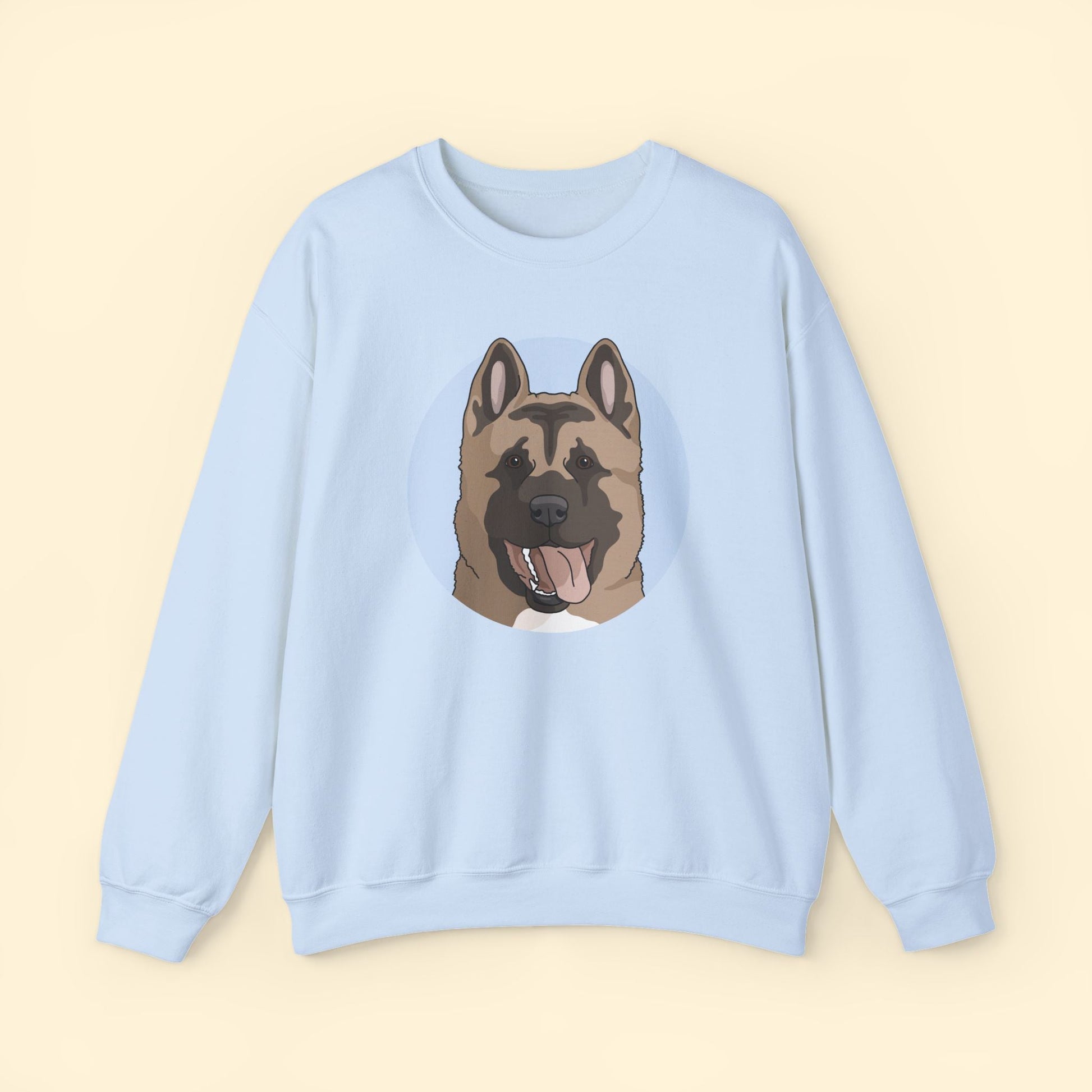 Akita | Crewneck Sweatshirt - Detezi Designs - 21332811546727442894