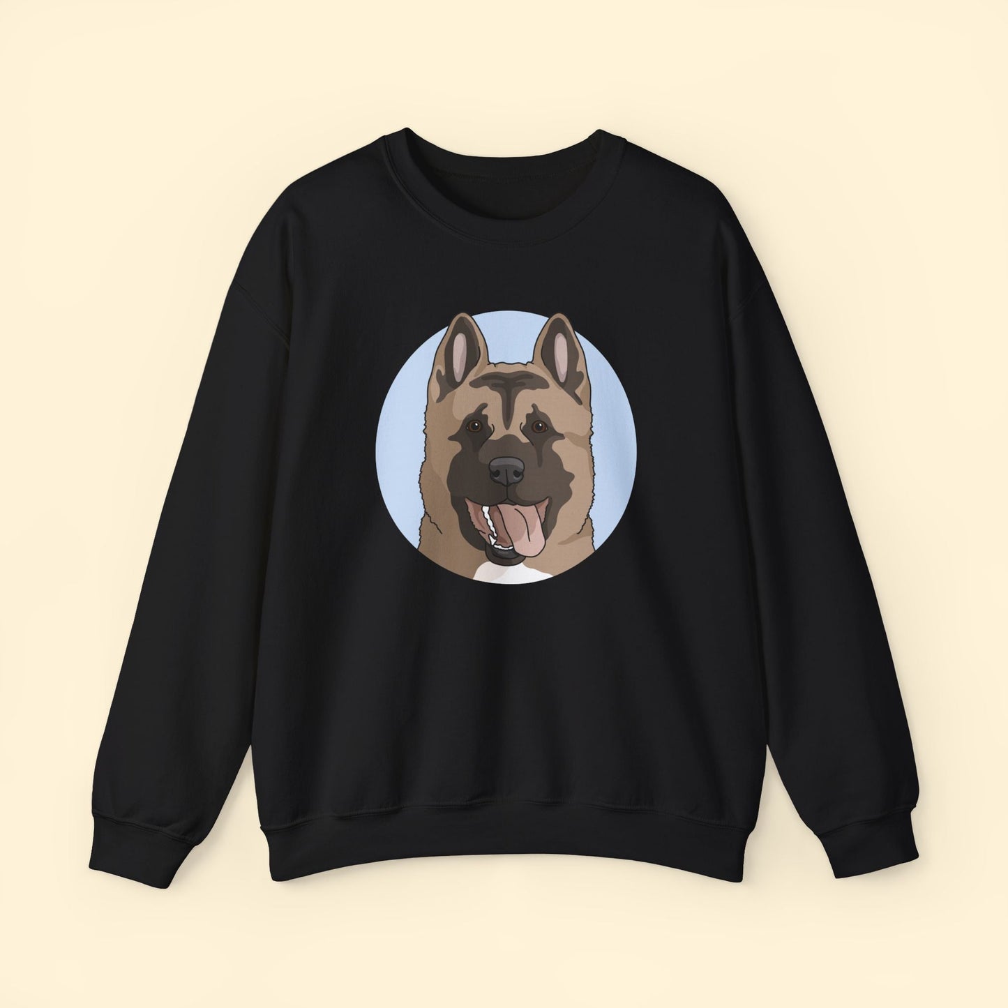 Akita | Crewneck Sweatshirt - Detezi Designs - 93065216577041379411