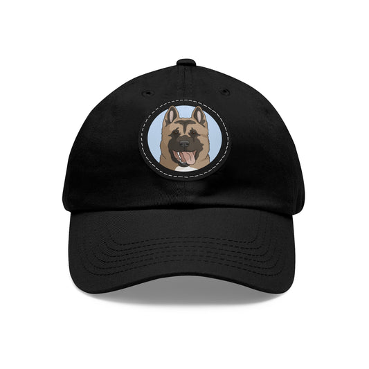 Akita | Dad Hat - Detezi Designs - 78296277556758395436