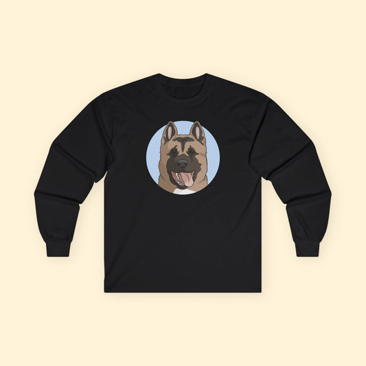 Akita | Long Sleeve Tee - Detezi Designs - 33181865905621873262