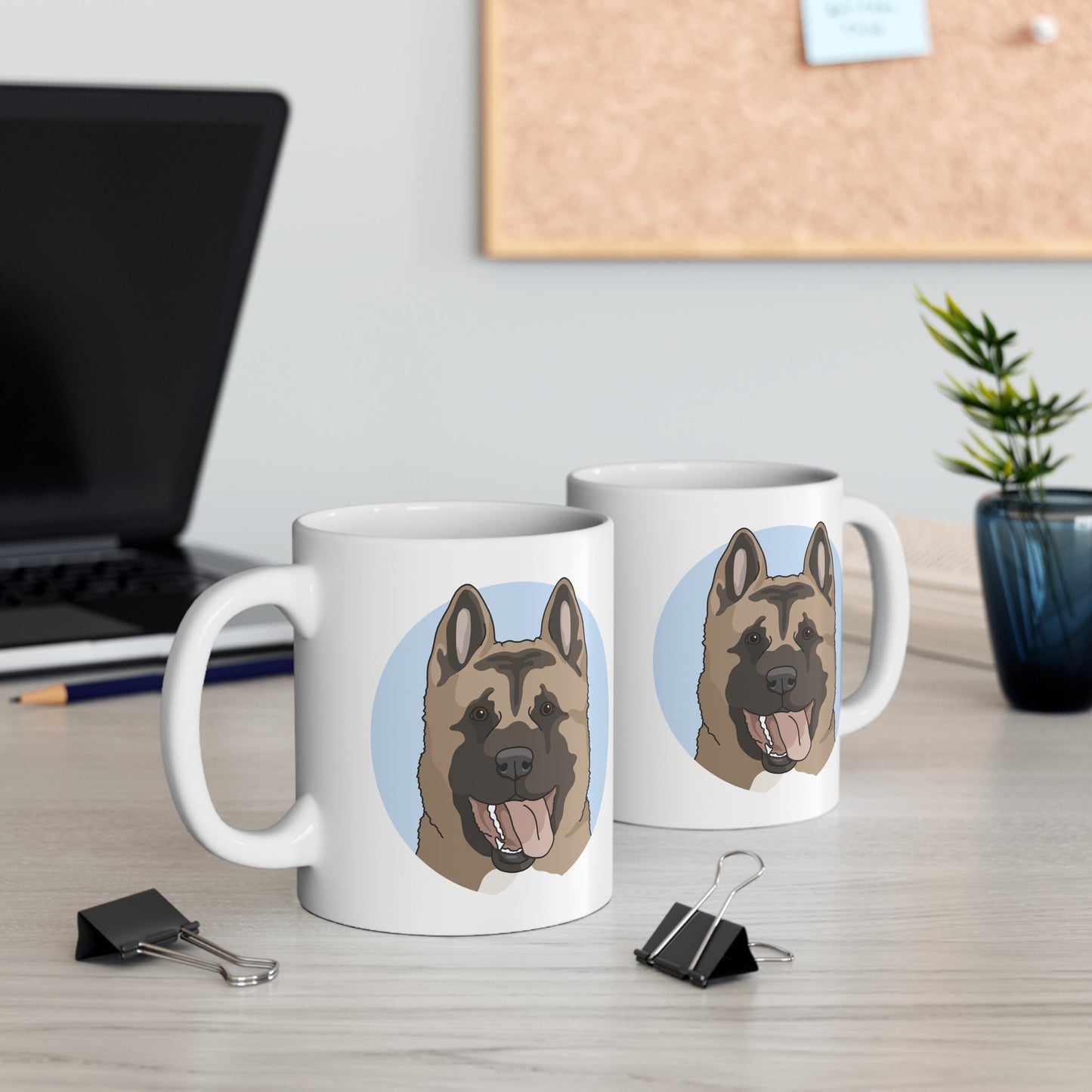 Akita | Mug - Detezi Designs - 25880375892478875943