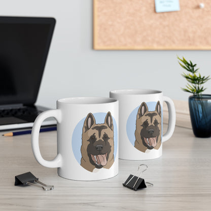 Akita | Mug - Detezi Designs - 25880375892478875943
