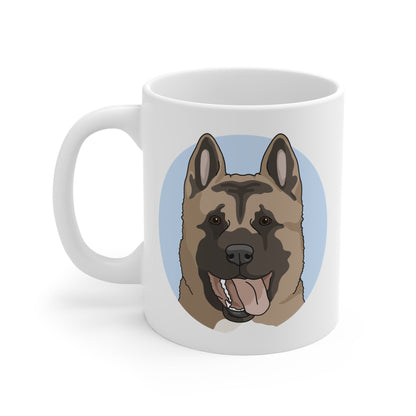 Akita | Mug - Detezi Designs - 25880375892478875943
