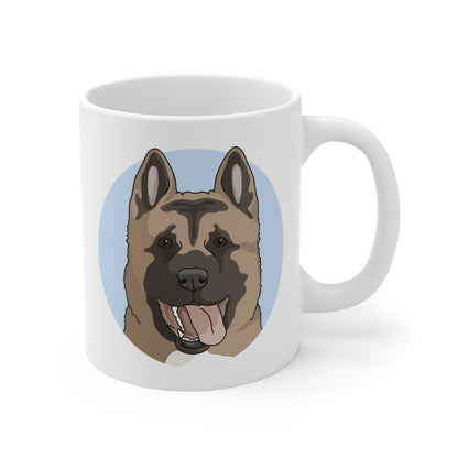 Akita | Mug - Detezi Designs - 25880375892478875943