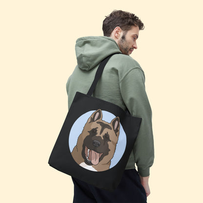Akita | Tote Bag - Detezi Designs - 10953996172206901398