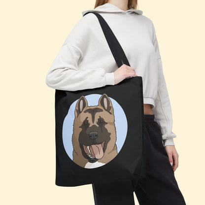 Akita | Tote Bag - Detezi Designs - 16308708068644461207
