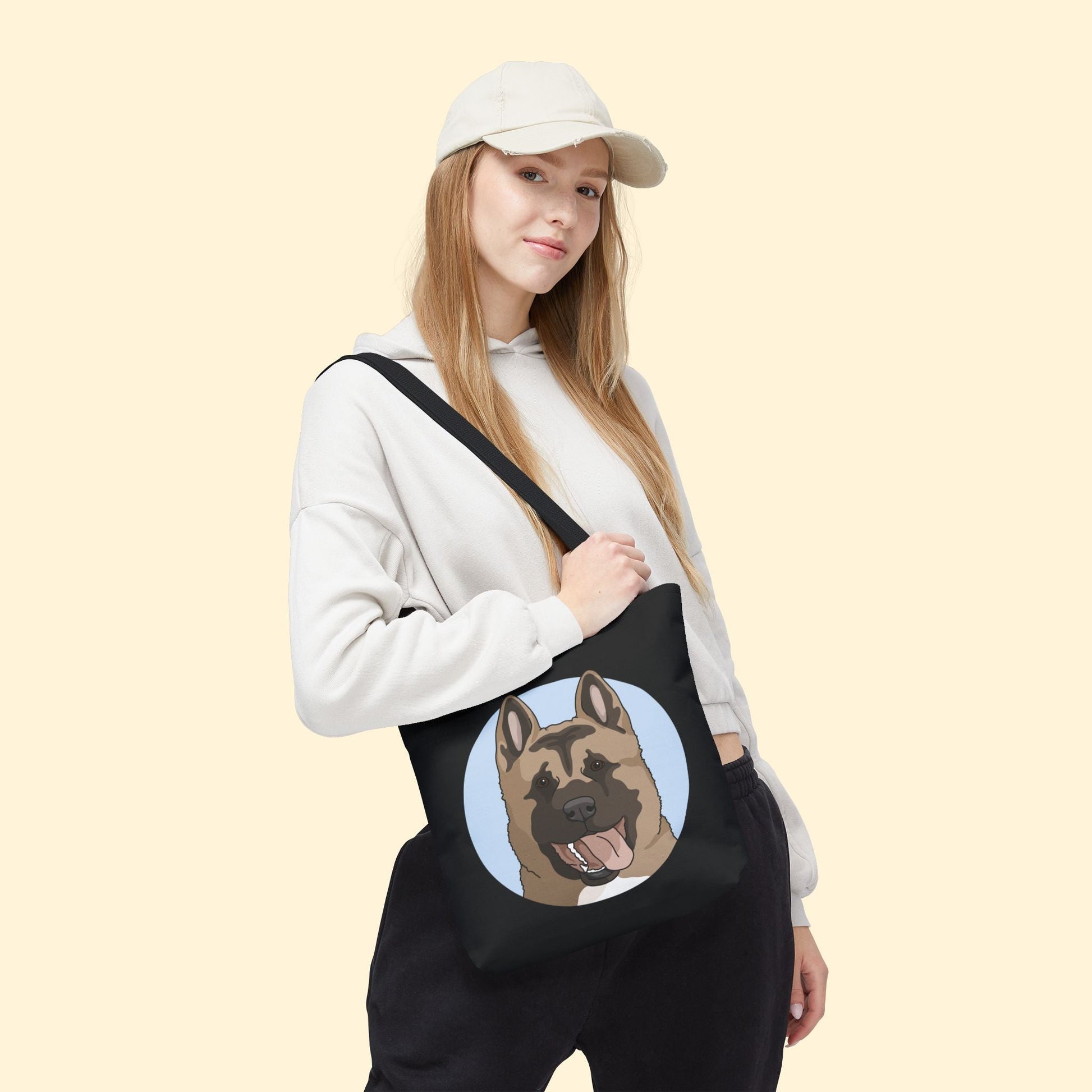 Akita | Tote Bag - Detezi Designs - 16308708068644461207