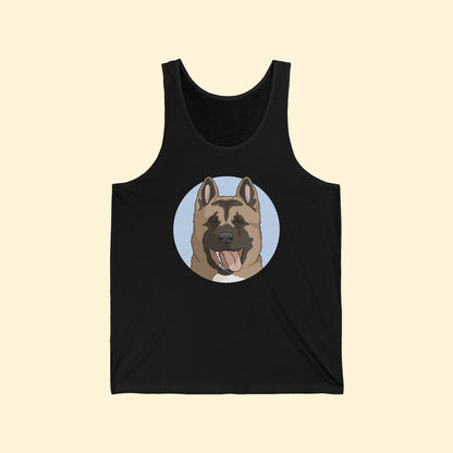 Akita | Unisex Tank - Detezi Designs - 15237513091388873253