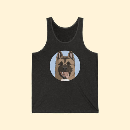 Akita | Unisex Tank - Detezi Designs - 92861600917781452807