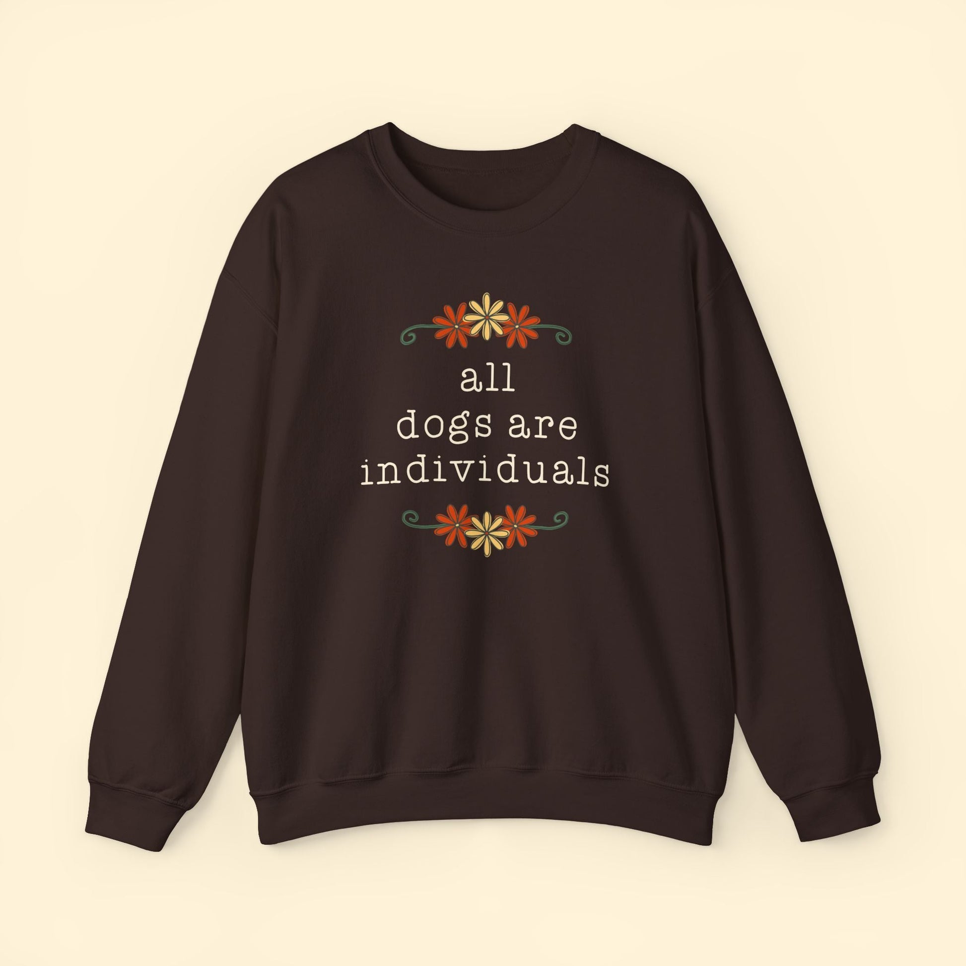 All Dogs Are Individuals | Crewneck Sweatshirt - Detezi Designs - 23555476621952421181