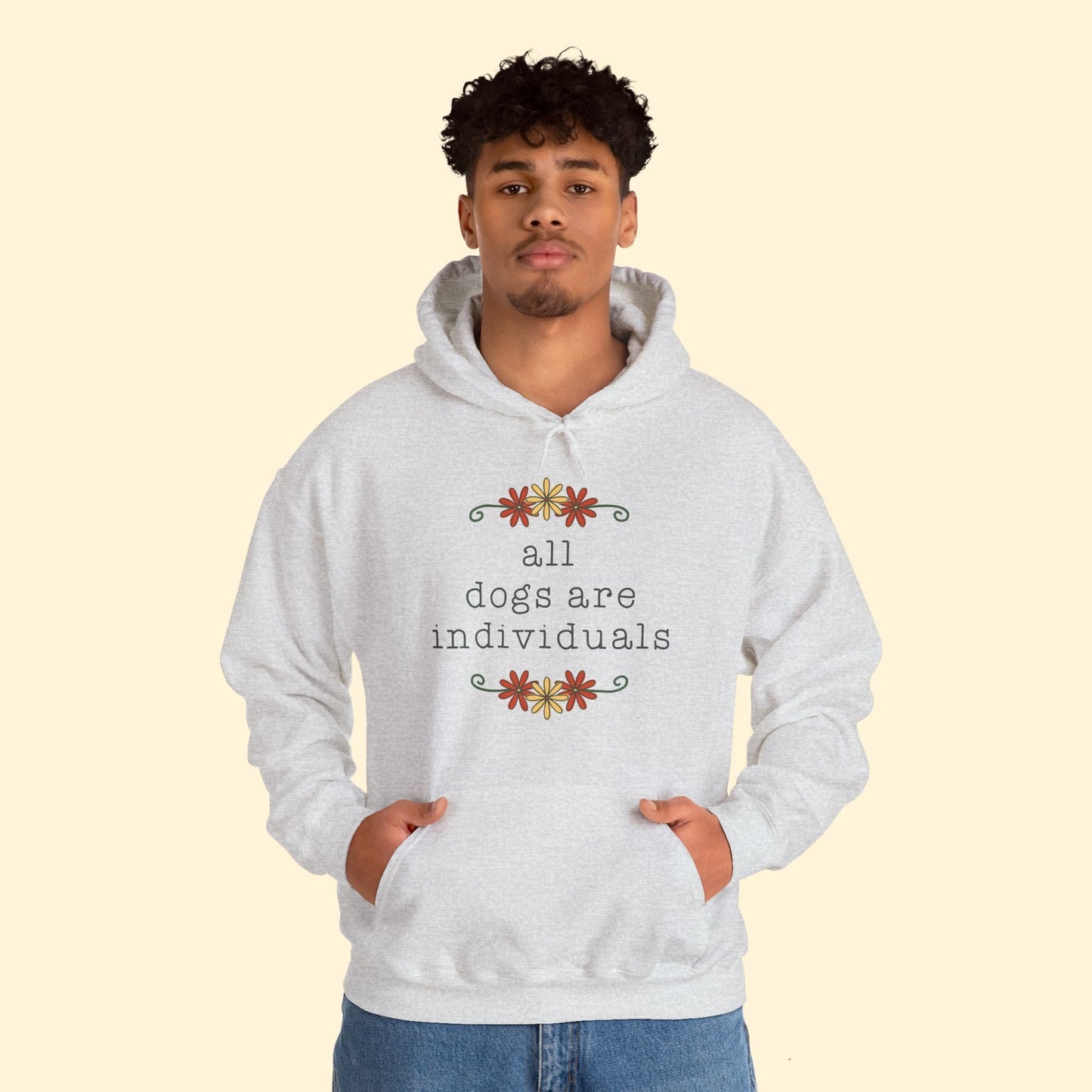 All Dogs Are Individuals | Hooded Sweatshirt - Detezi Designs - 14949468787464715409