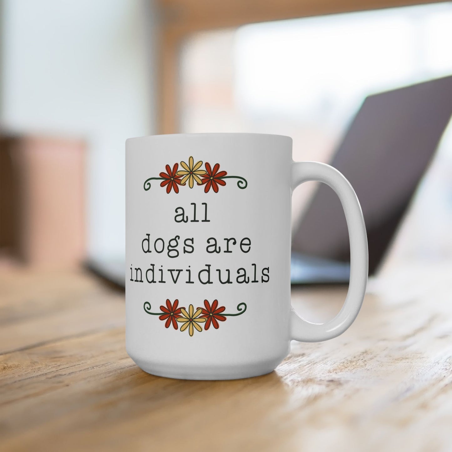 All Dogs Are Individuals | Mug - Detezi Designs - 10664637544807999661