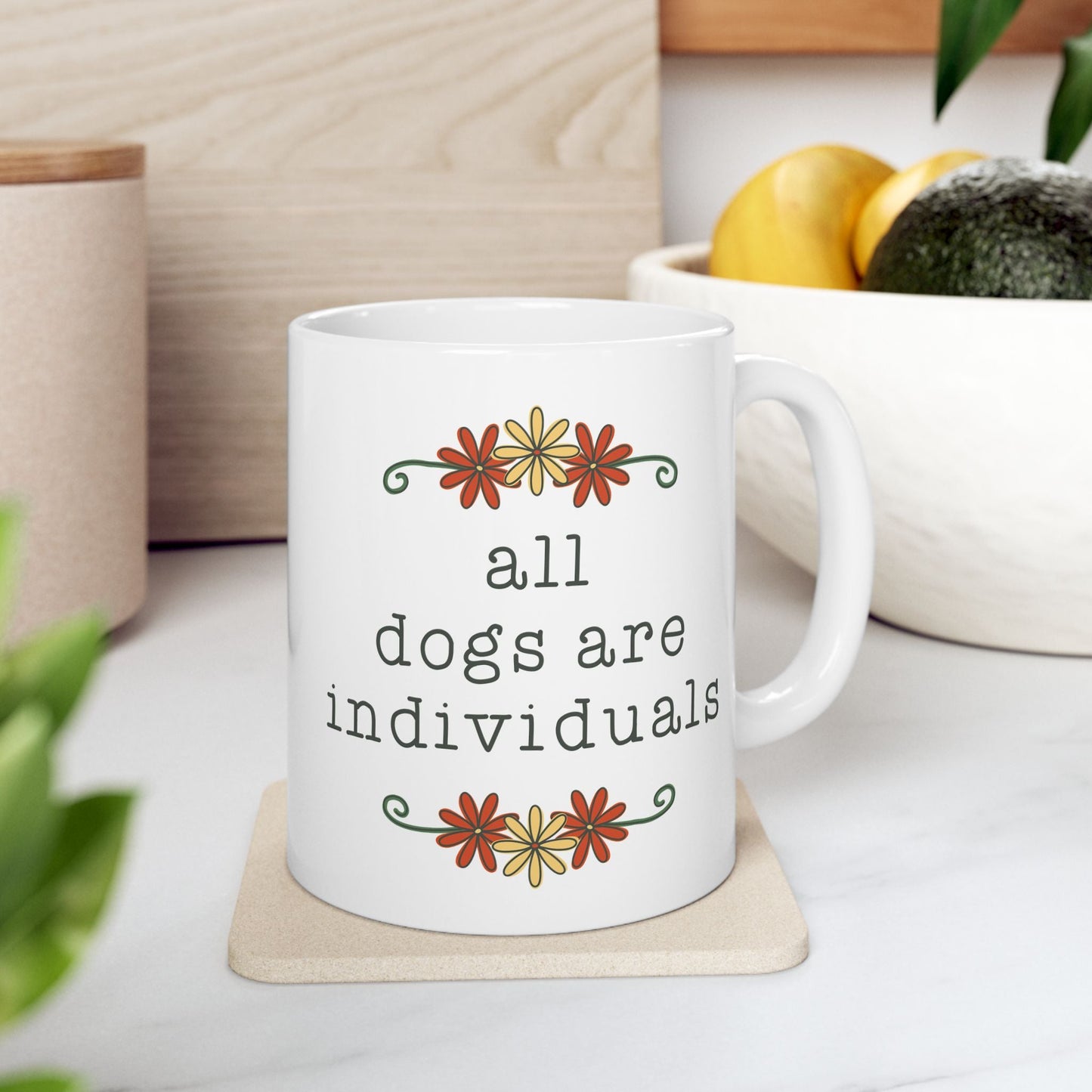 All Dogs Are Individuals | Mug - Detezi Designs - 10664637544807999661