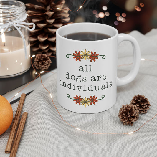 All Dogs Are Individuals | Mug - Detezi Designs - 20806552352721762955