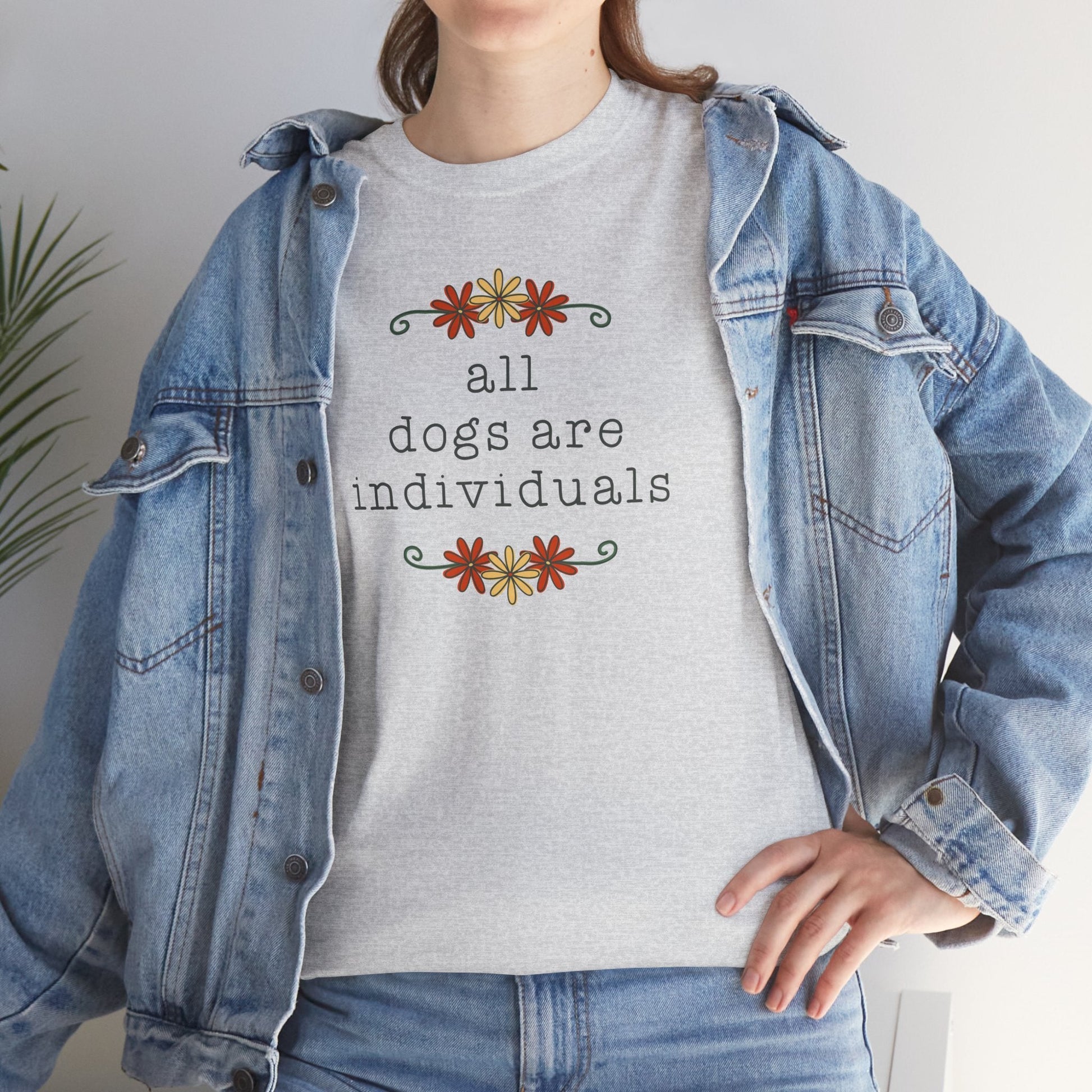 All Dogs Are Individuals | T-shirt - Detezi Designs - 31594294493783313914