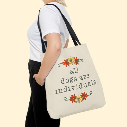 All Dogs Are Individuals | Tote Bag - Detezi Designs - 12504073308888350812