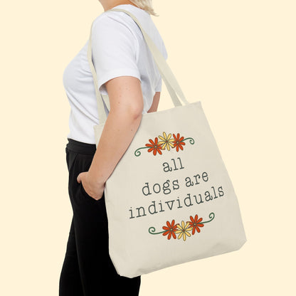 All Dogs Are Individuals | Tote Bag - Detezi Designs - 12504073308888350812