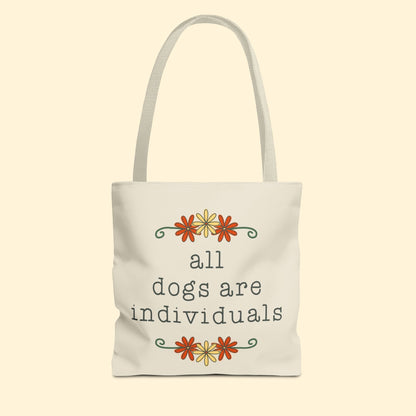 All Dogs Are Individuals | Tote Bag - Detezi Designs - 12504073308888350812