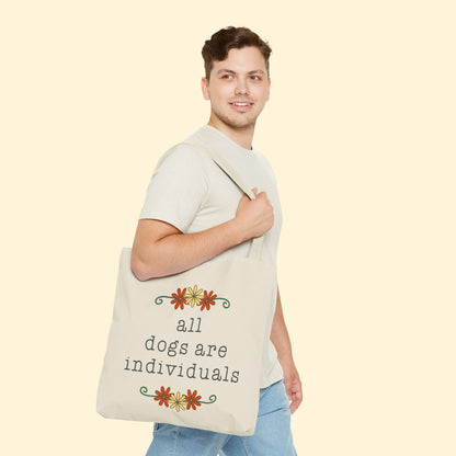 All Dogs Are Individuals | Tote Bag - Detezi Designs - 12504073308888350812