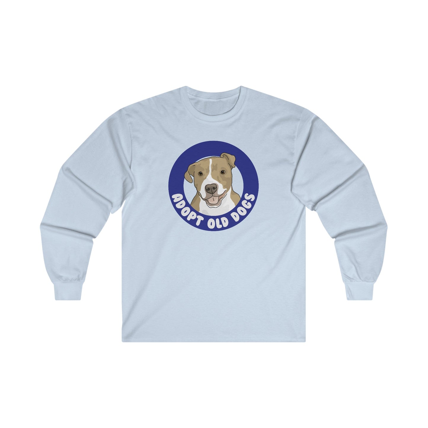 Alma | Adopt Old Dogs | Long Sleeve Tee - Detezi Designs-24294806664828996937