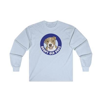 Alma | Adopt Old Dogs | Long Sleeve Tee - Detezi Designs-24294806664828996937