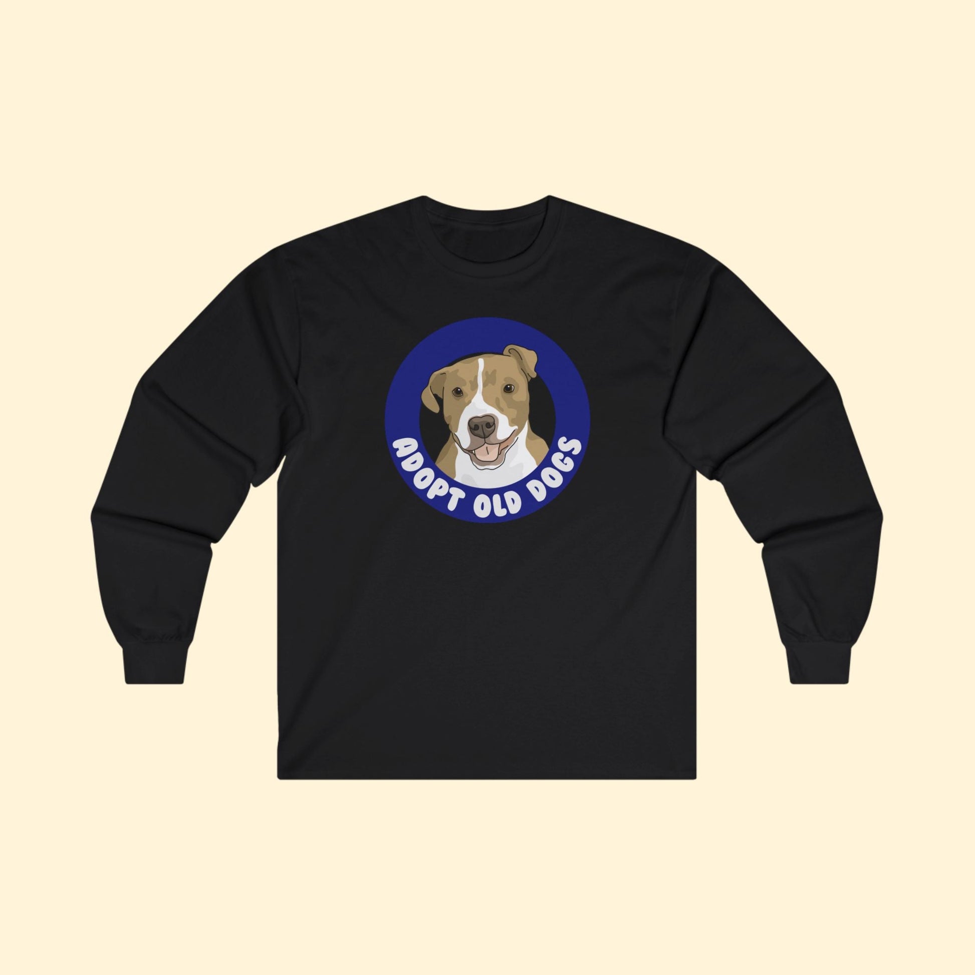 Alma | Adopt Old Dogs | Long Sleeve Tee - Detezi Designs - 29001756505051831209