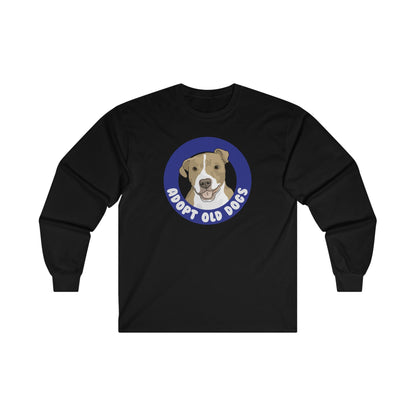 Alma | Adopt Old Dogs | Long Sleeve Tee - Detezi Designs-29001756505051831209