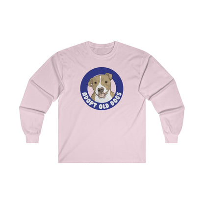 Alma | Adopt Old Dogs | Long Sleeve Tee - Detezi Designs-74903133853971173474