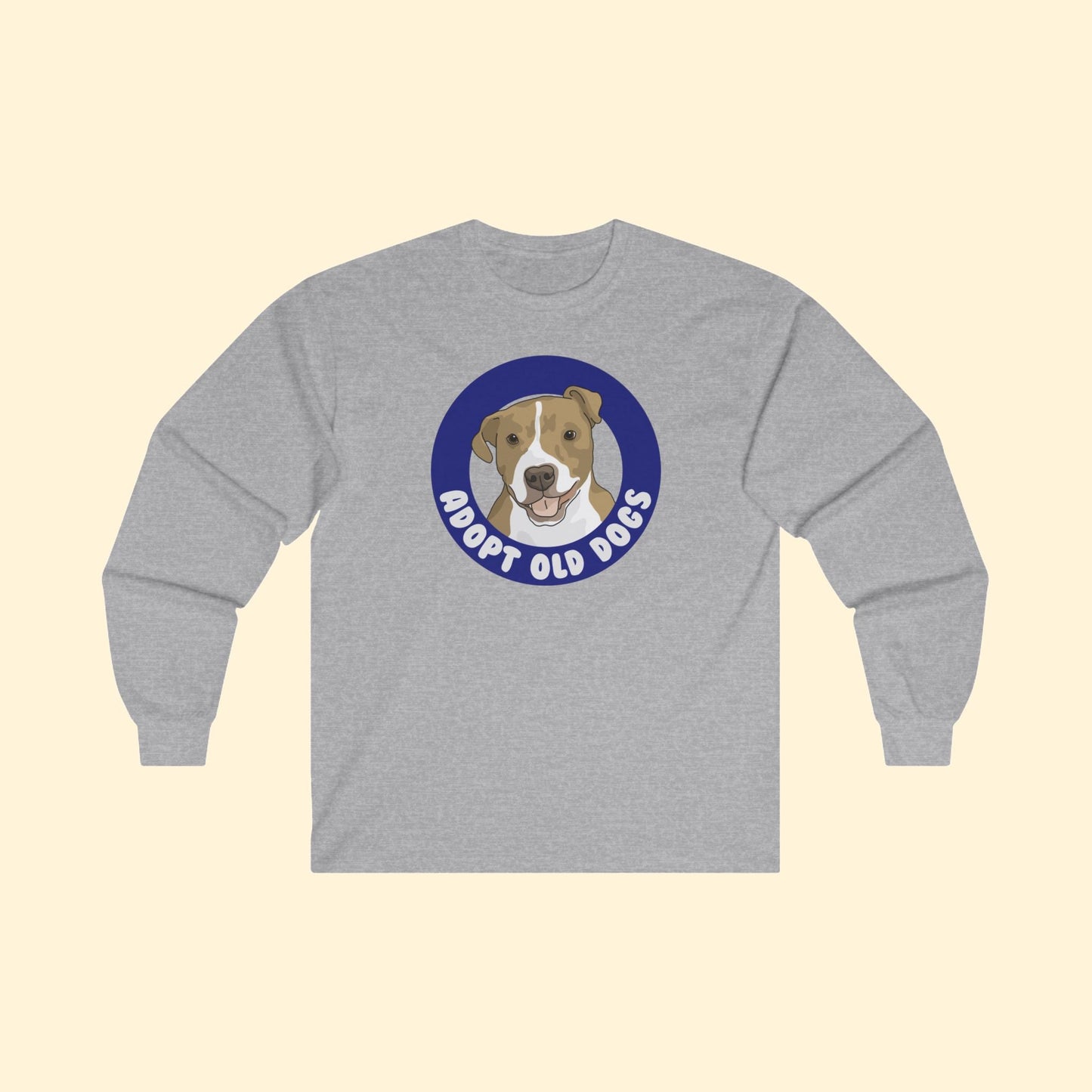 Alma | Adopt Old Dogs | Long Sleeve Tee - Detezi Designs - 90770416791841757759