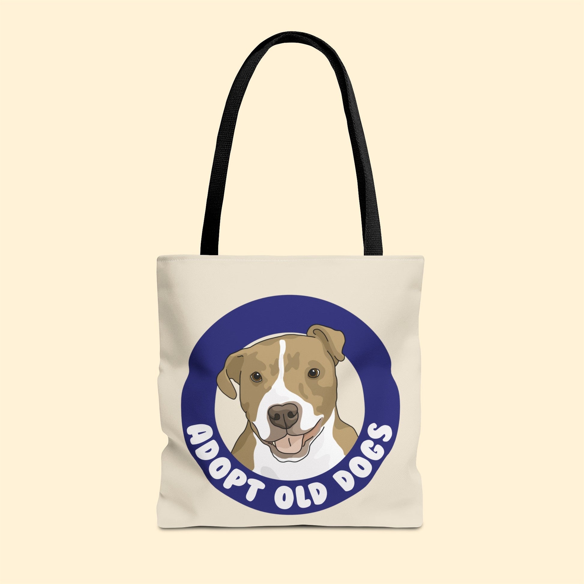 Alma | Adopt Old Dogs | Tote Bag - Detezi Designs-26176980741104984921