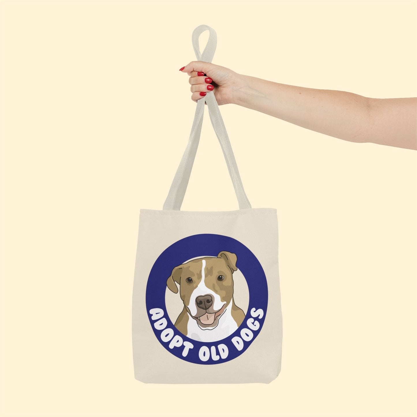 Alma | Adopt Old Dogs | Tote Bag - Detezi Designs-30371463720923581338