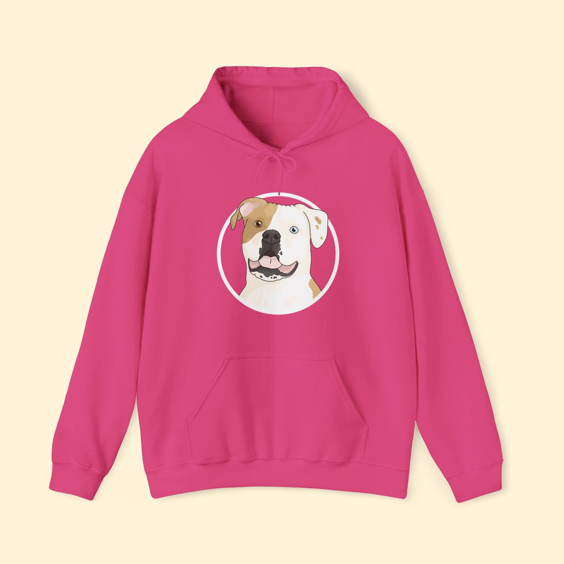 American Bulldog Circle | Hooded Sweatshirt - Detezi Designs - 92035221701611308795