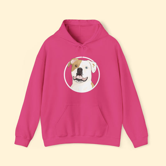 American Bulldog Circle | Hooded Sweatshirt - Detezi Designs - 92035221701611308795