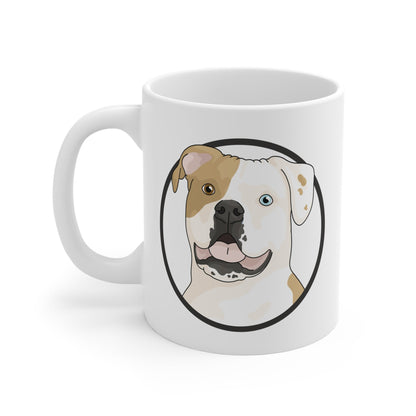 American Bulldog Circle | Mug - Detezi Designs - 22736176225864068707