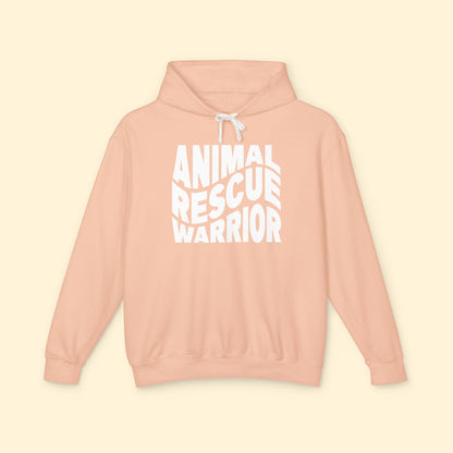 Animal Rescue Warrior | Comfort Colors Hooded Sweatshirt - Detezi Designs - 14075607064228827916