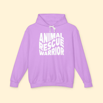 Animal Rescue Warrior | Comfort Colors Hooded Sweatshirt - Detezi Designs - 29321831082371822062
