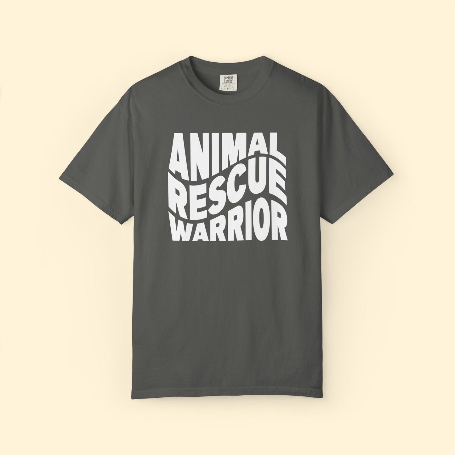 Animal Rescue Warrior | Comfort Colors Unisex T-shirt - Detezi Designs - 26937796603019727577