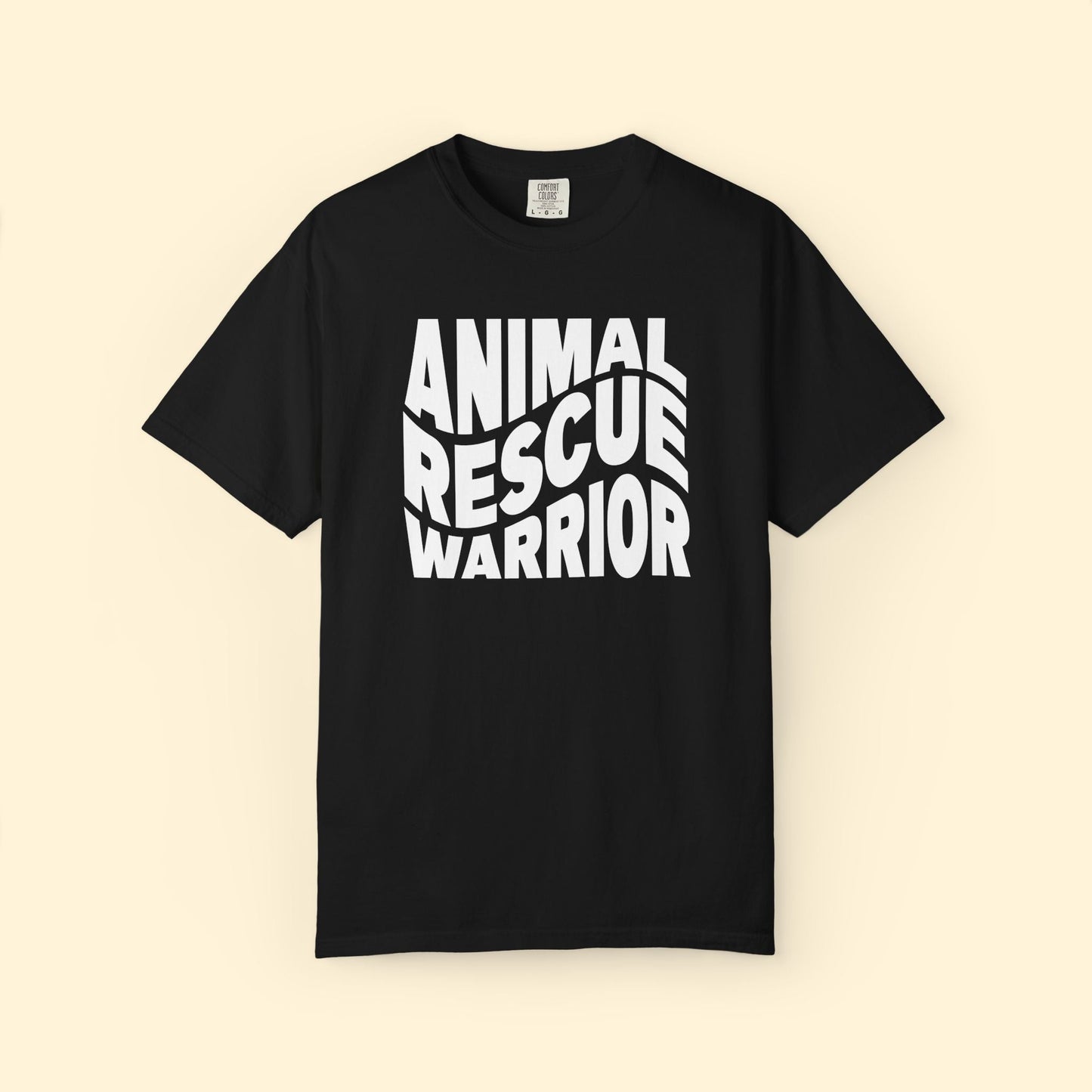 Animal Rescue Warrior | Comfort Colors Unisex T-shirt - Detezi Designs - 29619515223182139497