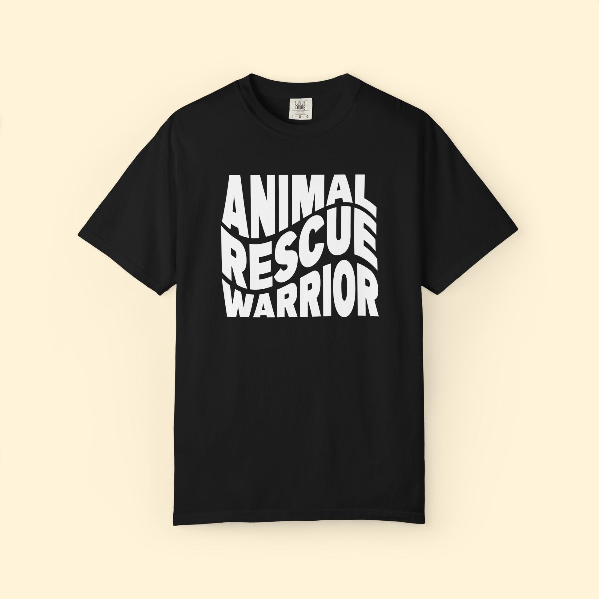 Animal Rescue Warrior | Comfort Colors Unisex T-shirt - Detezi Designs - 29619515223182139497